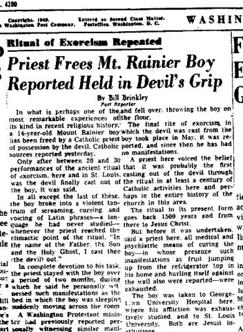 Página do jornal The Washington Post de 20 de agosto de 1949.