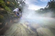 Descoberto lendário rio que ferve suas vítimas, no coração da Amazônia