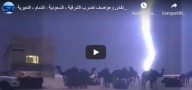 Noite se transforma em dia devido a tempestade e relâmpagos assustadores no leste da Arábia Saudita (vídeo)