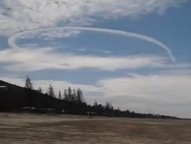 Misteriosas formações circulares de nuvens, capturadas no céu sobre Yeppoon, Austrália, em 24 de junho de 2018 (Vídeo)