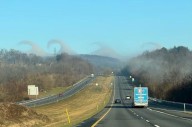 Nuvens em forma de ondas no céu de Maryland (EUA)