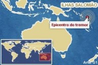 Terremoto de 7.8 graus atinge Ilhas Salomão e gera alerta de tsunami