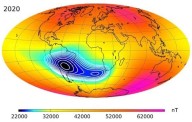 Misteriosa anomalia magnética crescendo sobre a Terra