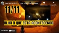 Inacreditável: Olhe o que aconteceu nos céus na madrugada de 11 de Novembro (vídeo)