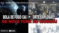 Grande meteoro entra na atmosfera da Terra criando estrondo sônico e flash intenso (vídeo)