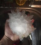 Terrível tempestade de granizo em Del Rio, Texas (EUA)