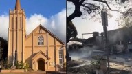 Igreja católica ficou intacta apesar dos devastadores incêndios florestais no Hawaí (vídeo)