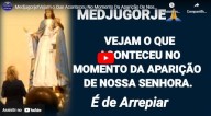 Demônio se manifesta durante o momento da aparição de Nossa Senhora à vidente Marija, de Medjugorje (vídeo)