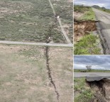 Enormes fissuras de terra racham o solo do Condado de Cochise, Arizona (EUA)