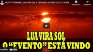 Lua vira Sol e céu oscila entre azul e vermelho (vídeo)