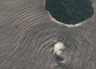 Que está acontecendo no mar? Estranho fenômeno que produziu ondas anômalas foi captado pelo Google Earth no Golfo de Fonseca