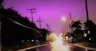 Mistério em Cleveland: Céu noturno fica roxo