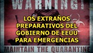 Os estranhos preparativos do governo dos Estados Unidos para emergências