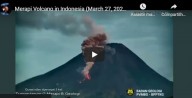 Vulcão Merapi na Indonésia (27-03-2021)