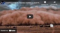 Poderosa tempestade de areia varre estado australiano (vídeo)